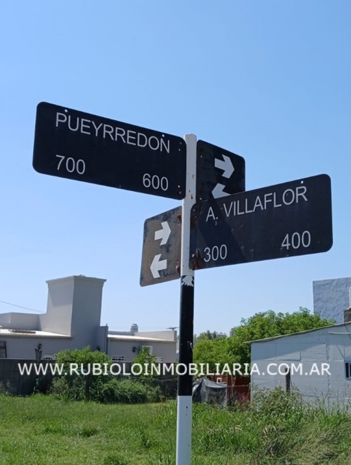 SUNCHALES - LOTEO ALASSIA - PUEYRREDON ESQ. A. VILLAFLOR - 277,50 m2