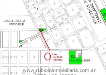 LOTE 332 M2 - ESCRITURA INMEDIATA  - LOTEO ALASSIA RED DE ENERGIA - ALUMBRADO - AGUA POTABLE